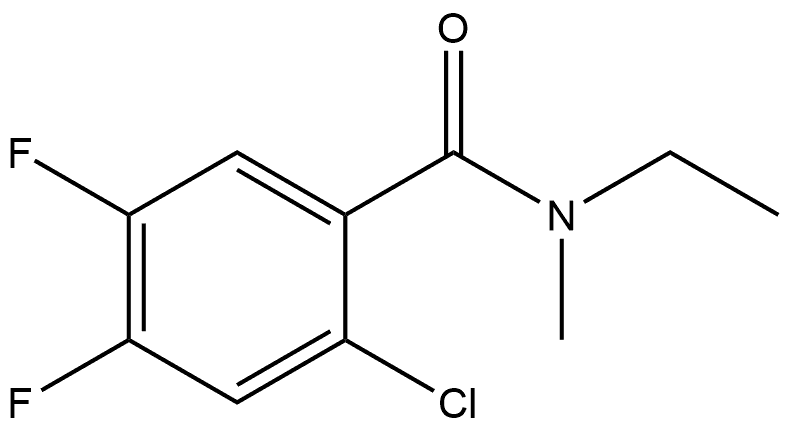 2-Chloro-N-ethyl-4,5-difluoro-N-methylbenzamide Structure