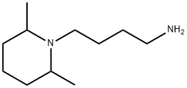 1-Piperidinebutanamine, 2,6-dimethyl- Structure