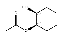 1,2-Cyclohexanediol, 1-acetate, (1R,2S)-rel- Structure