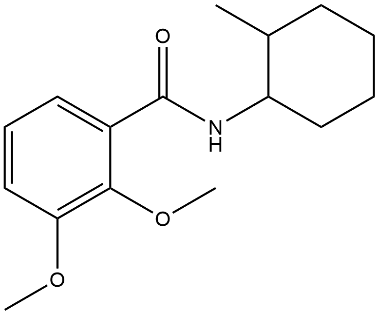 2,3-Dimethoxy-N-(2-methylcyclohexyl)benzamide Structure