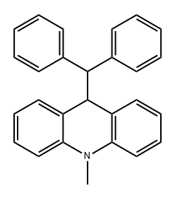 9-Benzhydryl-10-methyl-9,10-dihydroacridine Structure