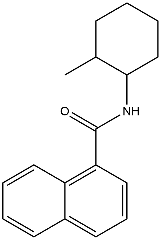 N-(2-Methylcyclohexyl)-1-naphthalenecarboxamide Structure