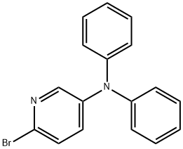 6-bromo-N,N-diphenylpyridin-3-amine Structure