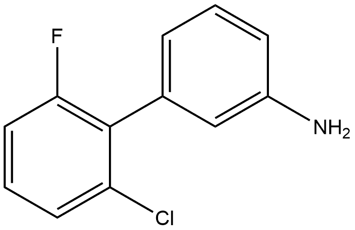 2'-Chloro-6'-fluoro-[1,1'-biphenyl]-3-amine Structure