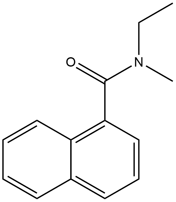 N-Ethyl-N-methyl-1-naphthalenecarboxamide Structure