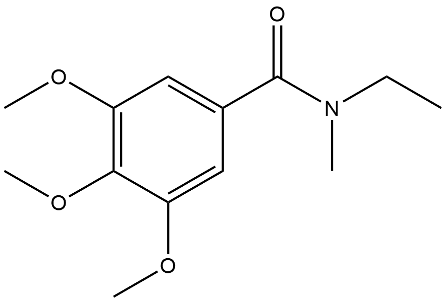 N-Ethyl-3,4,5-trimethoxy-N-methylbenzamide Structure