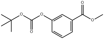 Methyl 3-[[(1,1-dimethylethoxy)carbonyl]oxy]benzoate Structure