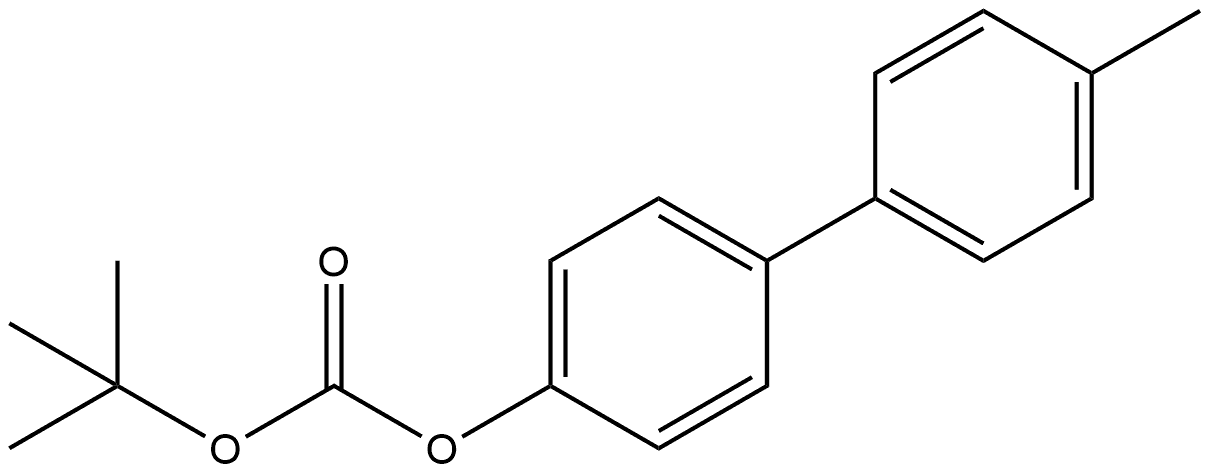 1,1-Dimethylethyl 4'-methyl[1,1'-biphenyl]-4-yl carbonate Structure