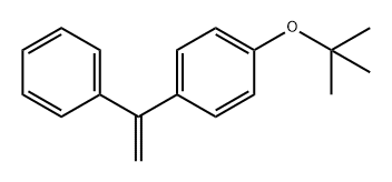 Benzene, 1-(1,1-dimethylethoxy)-4-(1-phenylethenyl)- Structure