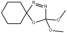 3,3-Dimethoxy-4-oxa-1,2-diazaspiro[4.5]dec-1-ene Structure