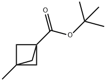 3-Methyl-bicyclo[1.1.1]pentane-1-carboxylic acid tert-butyl ester Structure