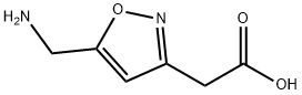 3-Isoxazoleaceticacid,5-(aminomethyl)-(9CI) Structure