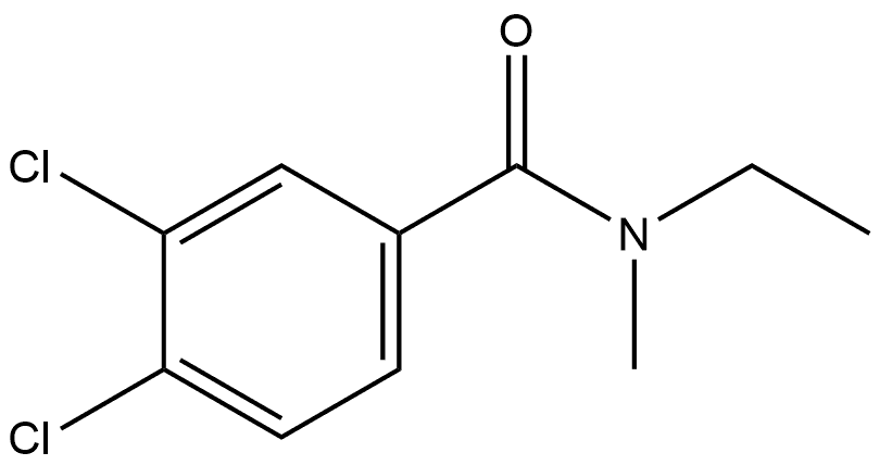 3,4-Dichloro-N-ethyl-N-methylbenzamide Structure