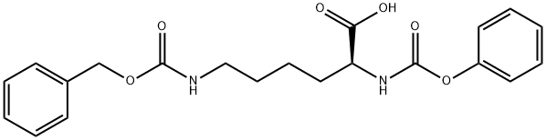 N-α-Phenoxycarbonyl-N-ε-carbobenzoxy-L-lysine Structure