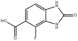 4-fluoro-2-oxo-2,3-dihydro-1H-1,3-benzodiazole-5-carboxylic acid Structure