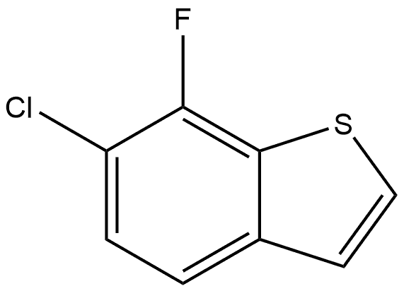 6-chloro-7-fluorobenzo[b]thiophene Structure