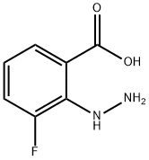 3-Fluoro-2-hydrazinylbenzoic acid 구조식 이미지
