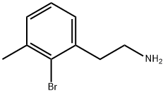 Benzeneethanamine, 2-bromo-3-methyl- Structure