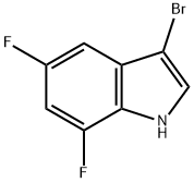3-Bromo-5,7-difluoro-1H-indole Structure