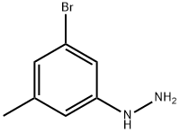 Hydrazine, (3-bromo-5-methylphenyl)- Structure