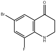 6-Bromo-8-fluoro-2,3-dihydroquinolin-4(1H)-one Structure