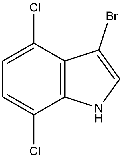 3-Bromo-4,7-dichloroindole Structure