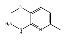 Pyridine, 2-hydrazinyl-3-methoxy-6-methyl- Structure