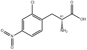 (2R)-2-amino-3-(2-chloro-4-nitrophenyl)propanoic acid Structure