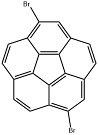 Dibenzo[ghi,mno]fluoranthene, 1,6-dibromo- Structure