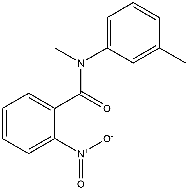 N-methyl-2-nitro-N-(m-tolyl)benzamide Structure