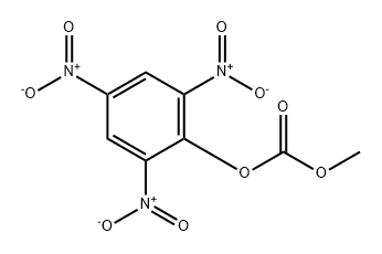 Carbonic acid, methyl 2,4,6-trinitrophenyl ester Structure