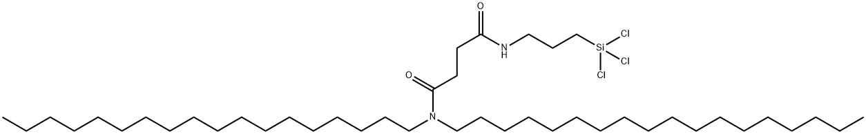 N1,N4-Dioctadecyl-N1-(3-(trichlorosilyl)propyl)succinamide Structure