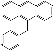 Pyridine, 4-(9-anthracenylmethyl)- Structure