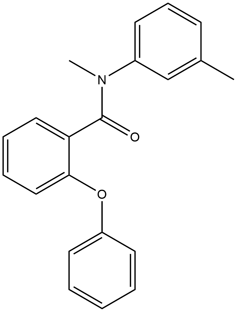 N-Methyl-N-(3-methylphenyl)-2-phenoxybenzamide Structure