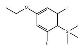 Benzene, 5-ethoxy-1,3-difluoro-2-(trimethylsilyl)- Structure