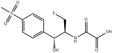 Acetic acid, [[1-(fluoromethyl)-2-hydroxy-2-[4-(methylsulfonyl)phenyl]ethyl]amino]oxo-, [R-(R*,S*)]- (9CI) Structure