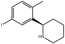 (R)-2-(5-iodo-2-methylphenyl)piperidine 구조식 이미지