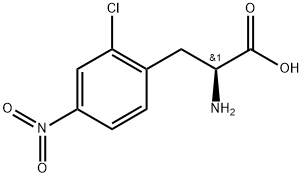 (2S)-2-amino-3-(2-chloro-4-nitrophenyl)propanoic acid Structure