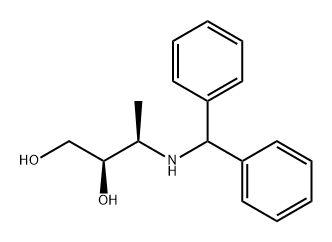 1,2-Butanediol, 3-[(diphenylmethyl)amino]-, (2R,3R)- Structure