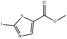 5-Thiazolecarboxylic acid, 2-iodo-, methyl ester 구조식 이미지