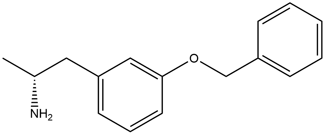 (R)-1-(3-(benzyloxy)phenyl)propan-2-amine Structure