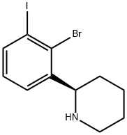 2-(2-bromo-3-iodophenyl)piperidine Structure