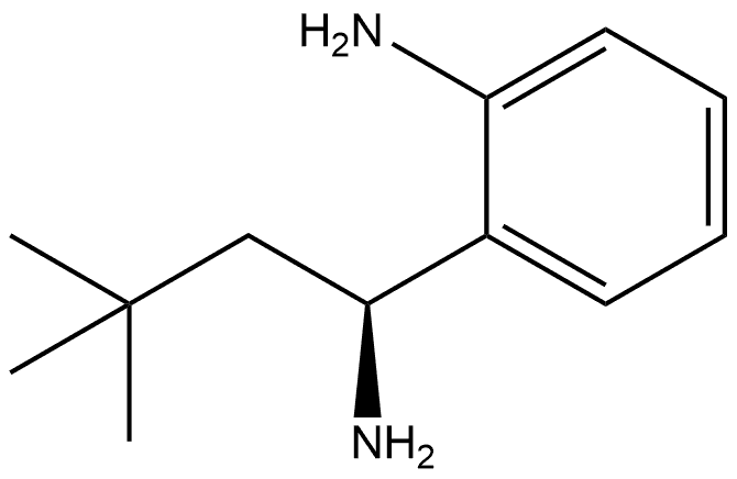 (S)-2-(1-amino-3,3-dimethylbutyl)aniline Structure