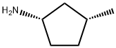 (1S,3R)-3-Methyl-cyclopentylamine Structure