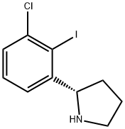 2-(3-chloro-2-iodophenyl)pyrrolidine Structure