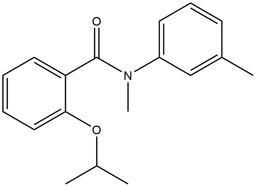 N-Methyl-2-(1-methylethoxy)-N-(3-methylphenyl)benzamide Structure