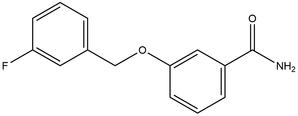 3-[(3-Fluorophenyl)methoxy]benzamide Structure