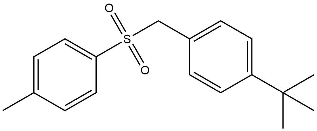 1-(1,1-Dimethylethyl)-4-[[(4-methylphenyl)sulfonyl]methyl]benzene Structure