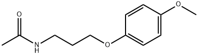 N-[3-(4-Methoxyphenoxy)propyl]acetamide Structure