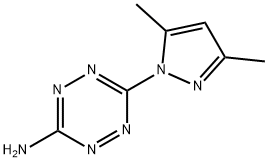 1,2,4,5-Tetrazin-3-amine, 6-(3,5-dimethyl-1H-pyrazol-1-yl)- Structure